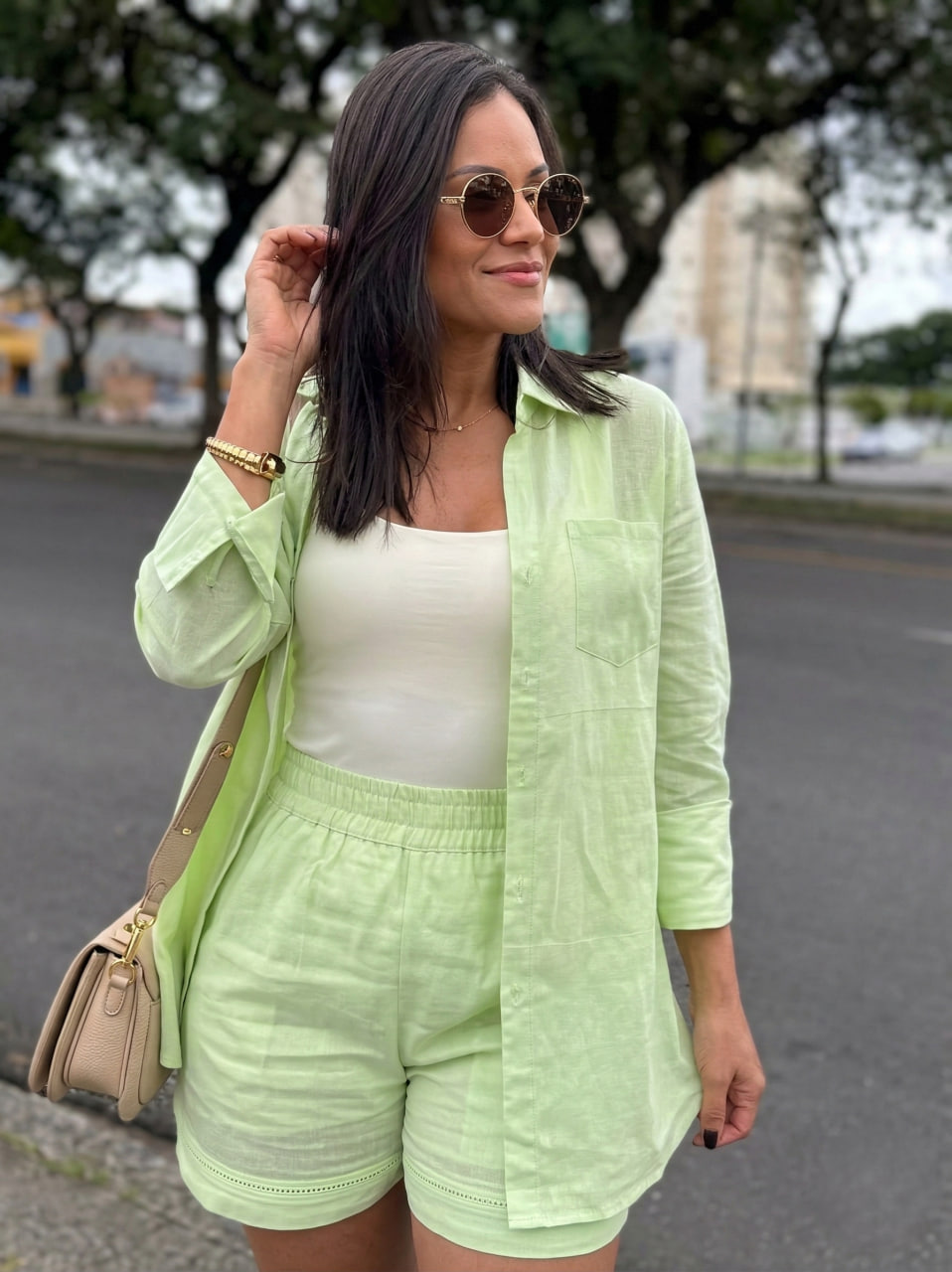 Conjunto Linho Oversized