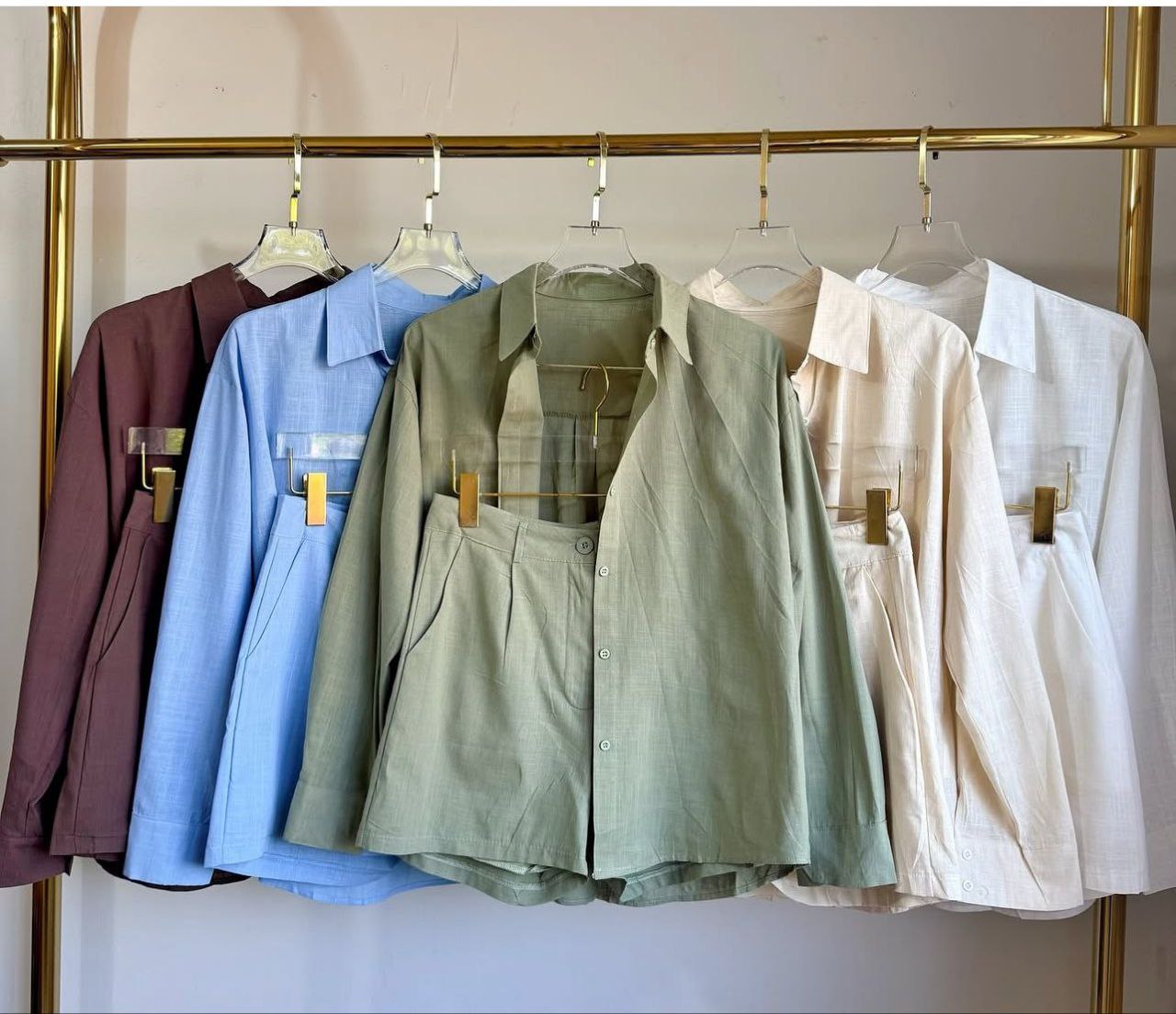 Conjunto Linho Camisa e Short