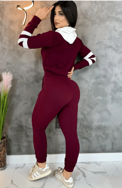 Conjunto Feminino Com Capuz